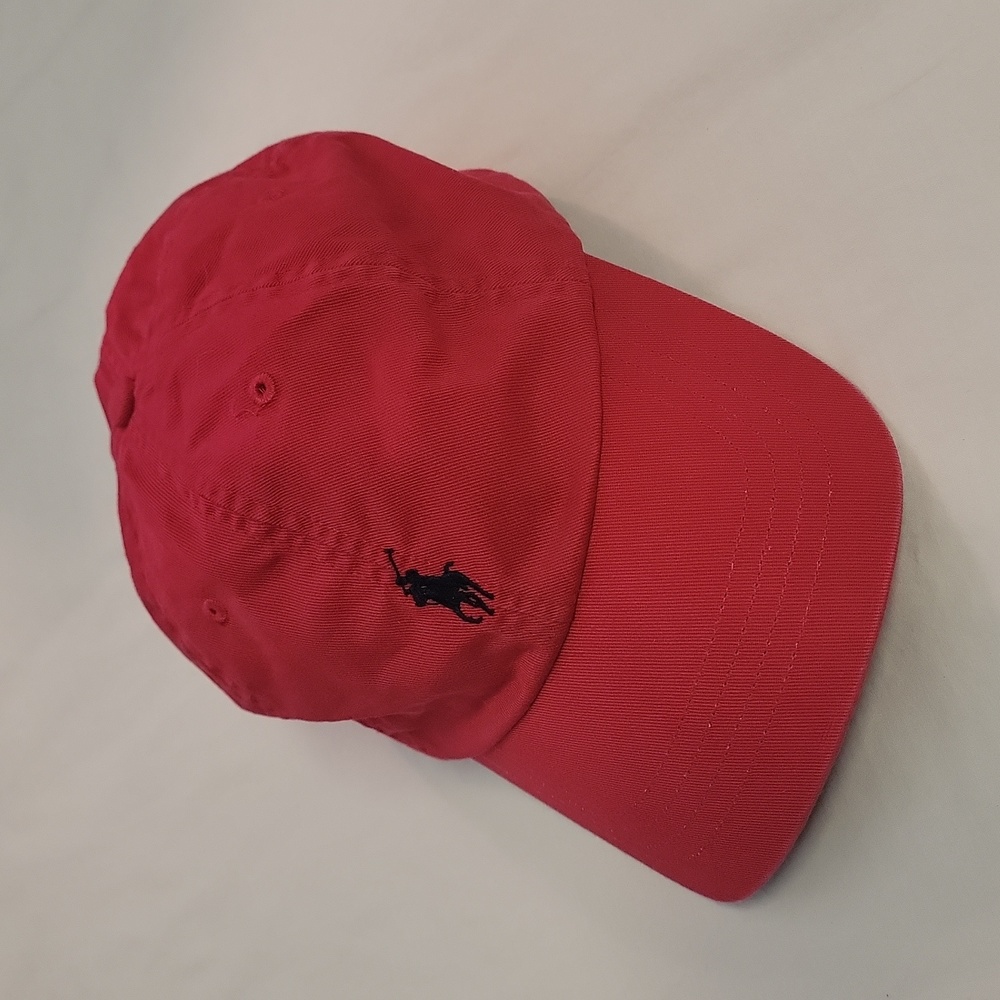POLO Ralp Lauren cotton ball cap red